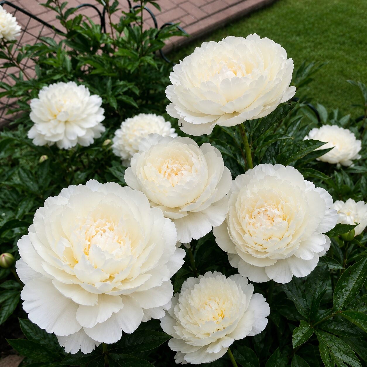 Piwonia chińska BOWL OF CREAM